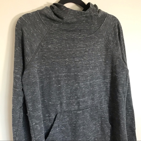 Athletic Works Heather Gray Funnel Neck Hoodie Medium (8-10) - Picture 2 of 9